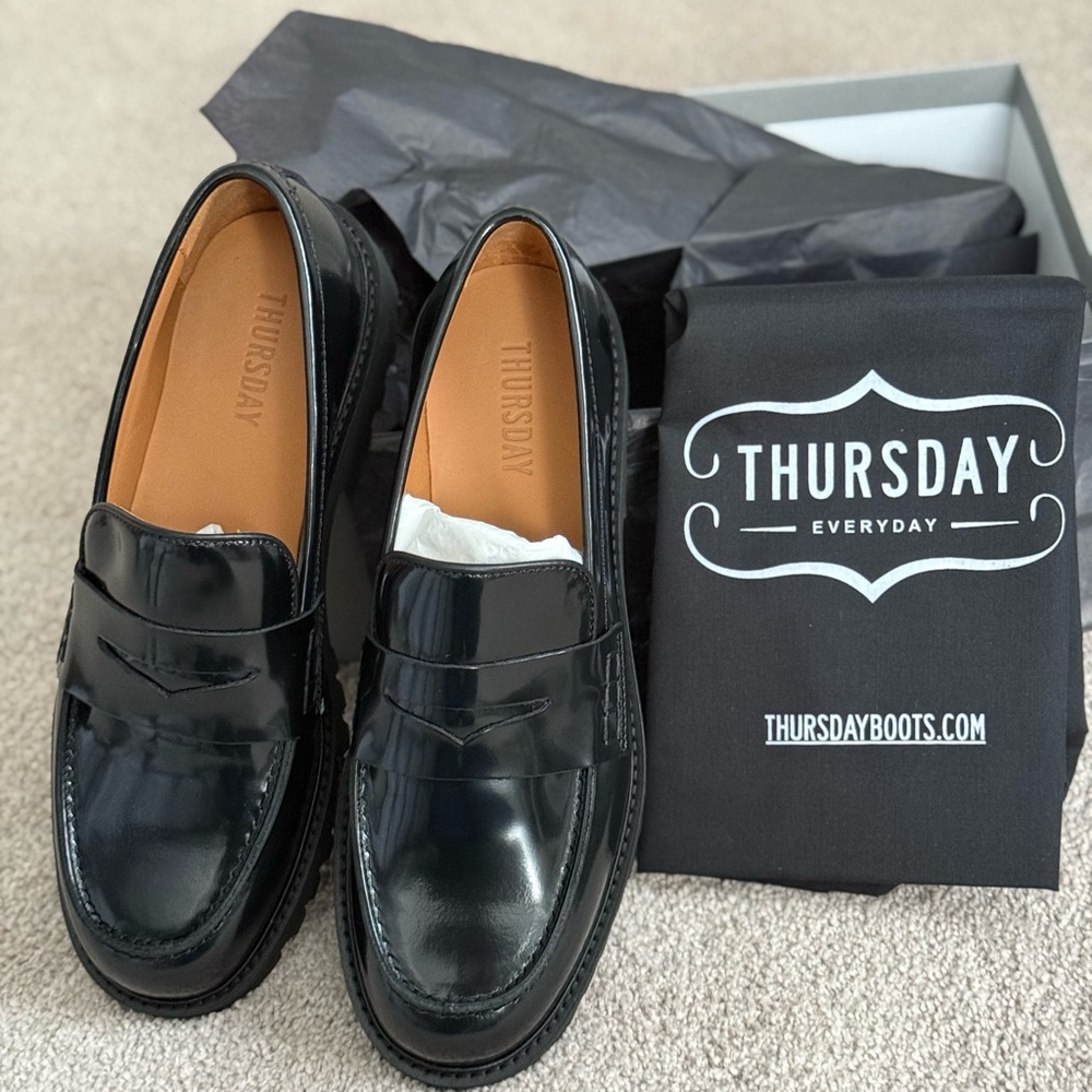 NEW IN BOX Thursday Penny Loafers